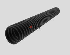 Спиральновитая Труба Металлическая (ГСМТ) 2; 1200, Zn 6ОН HDPE(2) пластик
